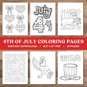 4th of July Coloring Pages, Firework Coloring Pages, Patriotic Coloring, July 4 Kids Coloring Sheets, Fourth of July Activity Coloring Sheet