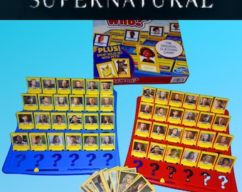 Juego de mesa Adivina Quién con temática SOBRENATURAL (versión del juego F1360) (hecho a medida)