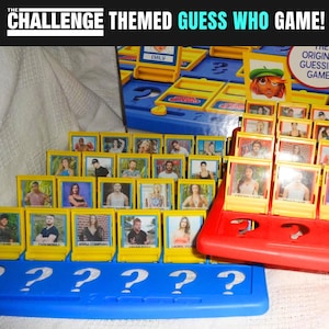 The Challenge themed Guess Who board game (Game version F1360)(custom made)