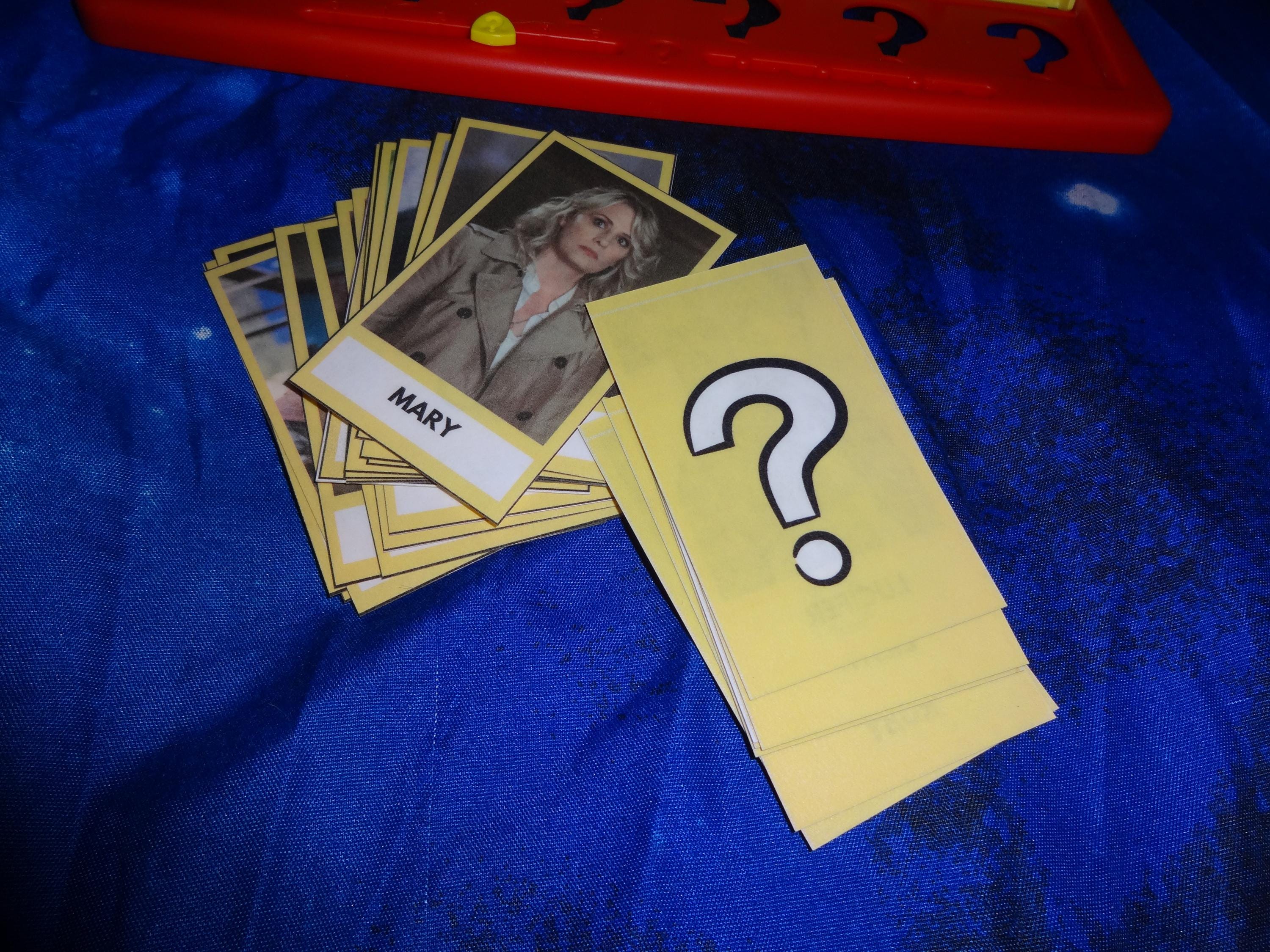 SUPERNATURAL (themed) Guess Who Cards (cards Only - No Game)(fits C2124 ...