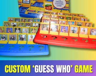 Custom &#39;Guess Who&#39; board game - Make it your own! (Game version F1360)