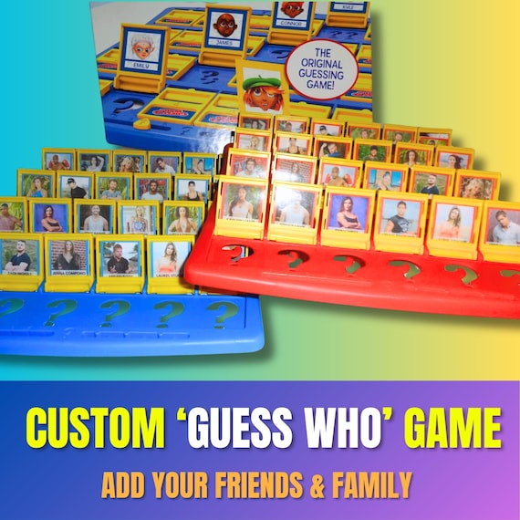 Custom 'guess Who' Board Game - Make It Your Own! (game Version