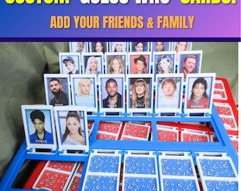 Custom Guess Who character cards  (cards only, no game) - Fit game #1191 ~ Make it your own!