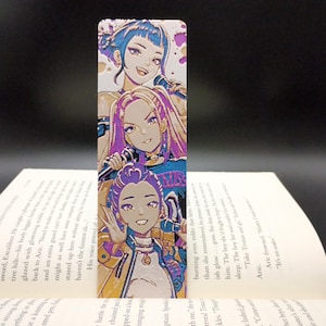 Huntrix bookmarks inspired by K-pop demon hunters, 3D printed | Individual or set | Idol & fantasy style