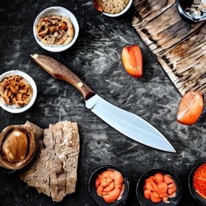 An original gift , Kitchen Knife 3 mm , Canadian small knife  , Handmade Vegetable Knife , Kitchen Compact Knife , Bushcraft