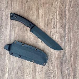 4 mm hunting knife , Survival knife , Camping knife with walnut handle , bushcraft knife , 4 mm survival knife  , knife with premiumsheath