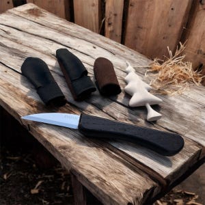 Handmade Wood Carving Knife: High Carbon Steel Detailing Knife