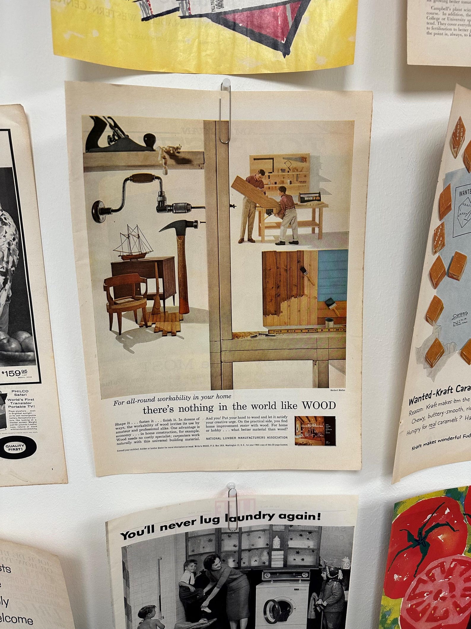 National Lumber Manufacturers Association 1959 LIFE Magazine Vintage