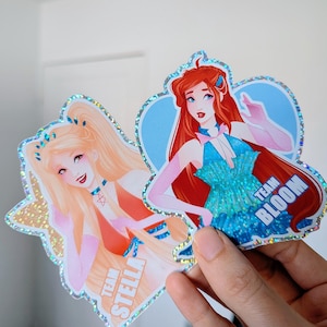 Glitter Stickers - Winx Club