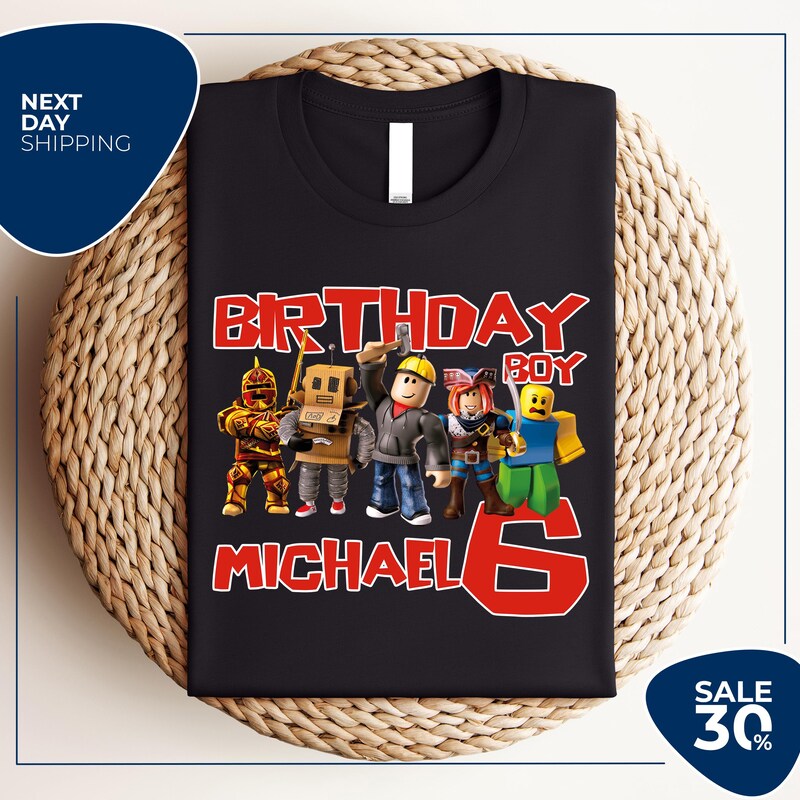 Roblox Boys T Shirts Etsy Il T98v 
