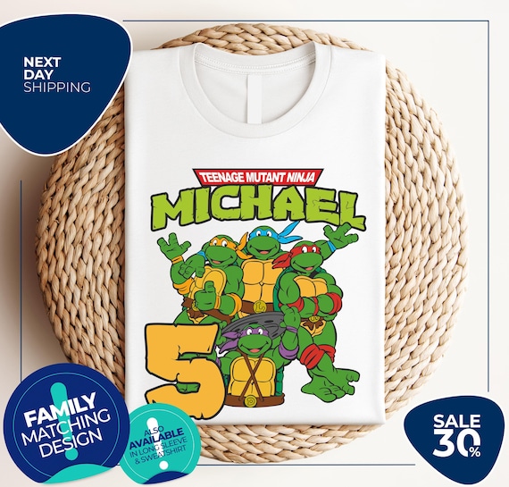 Ninja Turtles Birthday shirt | Ninja Turtles shirt | Custom Turtle Birthday Party Shirts | Turtles | Turtles Shirt | Ninja Turtle tshirt