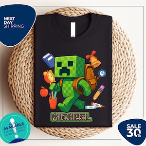 Custom Gamer Back To School Shirt | Gamer Boys Shirt | Preppy Back To School Shirt | First Day Of School Shirt | Kids Back School Shirt