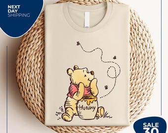 Vintage Pooh Shirt | Minimal Winnie The Pooh Shirt | Disney Trip Shirt | Disney Family Matching Shirt