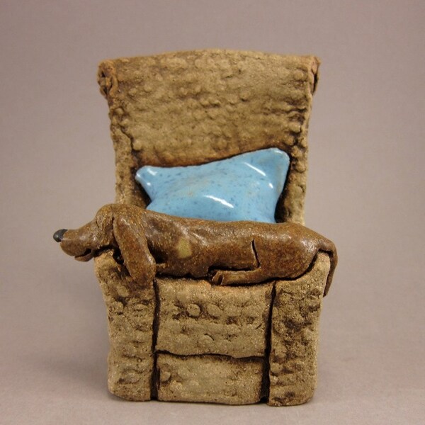 Ms. Choco Muffin...Stoneware Sculpture