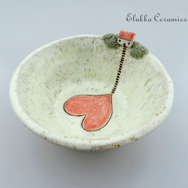 Moss Farm...Small Bowl in Stoneware by elukka