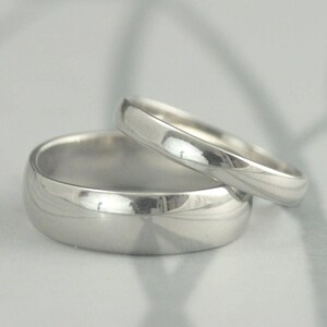 10K Gold Wedding Ring--Men's Gold Band--6mm Plain Jane Half Round Band--Men's Traditional Gold Band--Men's Wedding Ring--Men's Wide Band image 5