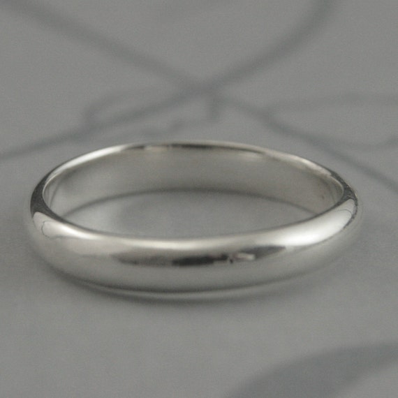 Plain Silver Band Ring – SILBERUH