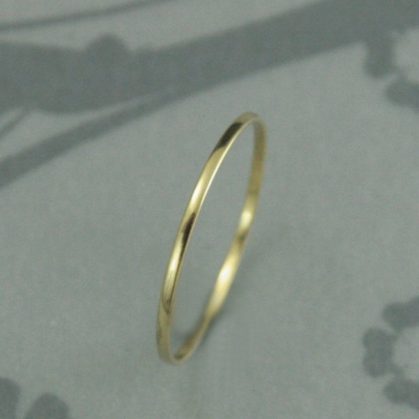18k Rose Gold Wedding Band Etsy