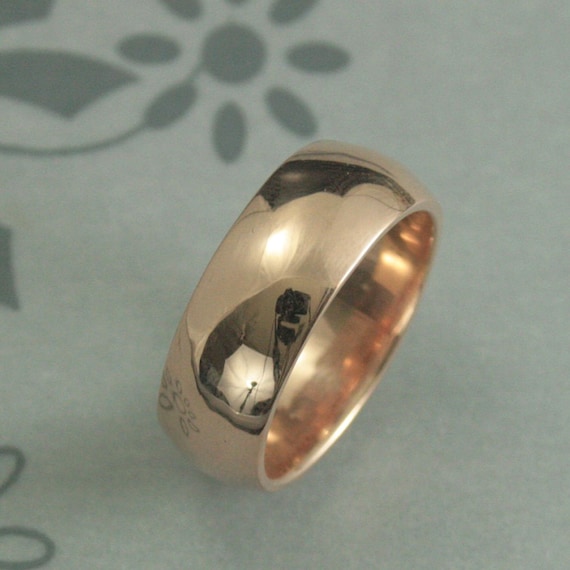 Fdlk Hombres De 8 Mm De Oro Rosa Dibujo Anillo De Bodas De Fdlk Hombres De 8 Mm De Oro Rosa Dibujo Anillo De Bodas De