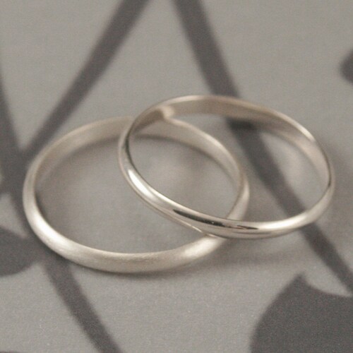 925 Sterling Silver 2MM Plain Wedding Band Etsy