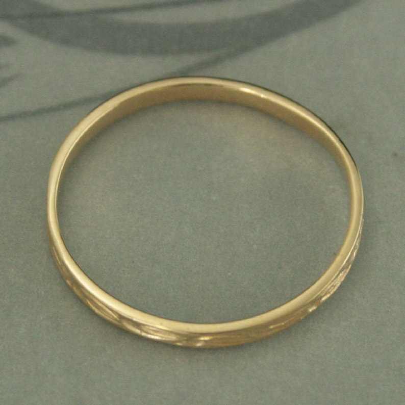 14K Gold Ring Women's Wedding Band Flower Ring Women's | Etsy
