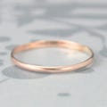 Plain Jane Skinny Minnie Band in Rose Gold Filled 1.5mm Stack Ring Thin Rose Gold Filled Half Round Band Stacking Ring Minimalist Midi Ring