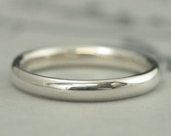 Comfort Fit Ring 3mm Wide Band Comfort Fit Band Womens Wedding Ring Mens Wedding Band Womens Silver Ring Mens Promise Ring for Her