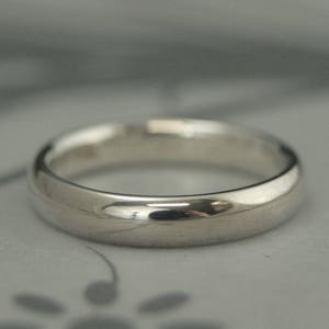 Comfort Fit Ring Sterling Silver Band Mens Wedding Ring Womens Wedding Band Silver Comfort Fit Band 4mm Wide Band Promise Ring for Him