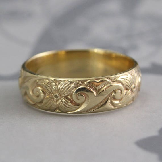 Art nouveau gold best sale ring