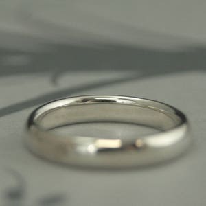 Comfort Fit Ring Sterling Silver Band Mens Wedding Ring Womens Wedding Band Silver Comfort Fit Band 4mm Wide Band Promise Ring for Him image 3