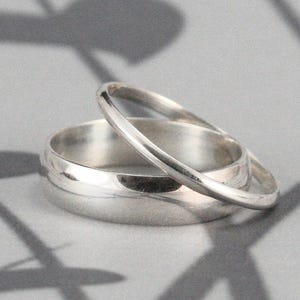 Conjunto de boda de plata para parejas (hijo y novia) imagen 1