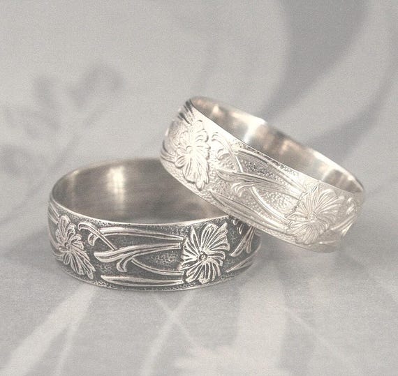 Anillo De Plata De Ley 925 Sólida - Ancho 4 Mm, Forma D