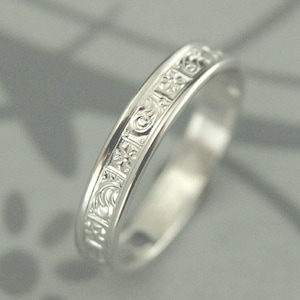 Gold Wedding Band~Athena~White Gold Band~Gold Wedding Ring~Women&#39;s Wedding Ring~Vintage Style Band~Greek Wedding Band~Greek Wedding Ring