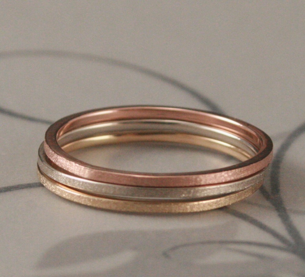 Thin Stacking Ringsuper Skinny Stackerspacer Ring1mm | Etsy
