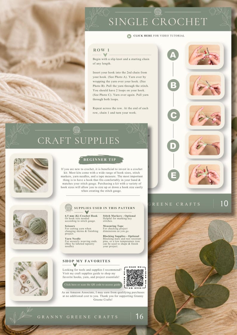 Beginner-Friendly Crochet + Video Tutorial PDF Baby Blanket Pattern image 2