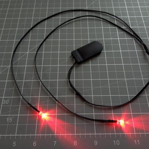 Kit de luces LED para cosplay, disfraz, proyecto de bricolaje, iluminación a pilas, luces para ojos de fursuit, luces para casa de muñecas, maqueta, juguete, bombillas de alambre