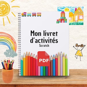 Mi cuaderno de rascar, cuaderno de actividades de rascar para niños de 18 meses a 3 años