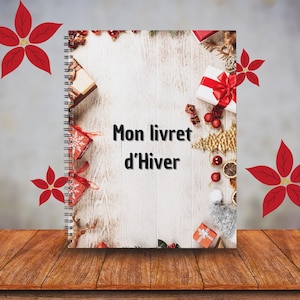 My Winter Booklet, 2 years old, children&#39;s activities, kindergarten, Montessori, educational, pedagogical, learning, Christmas