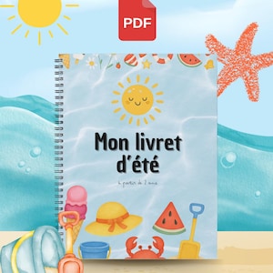 Summer activity booklet for 2-3 year olds – PDF – Montessori, kindergarten, fine motor skills, educational games