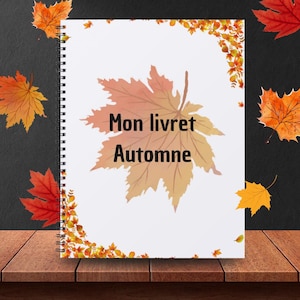 My Autumn Booklet, activities for 2-year-olds, kindergarten, Montessori, educational, pedagogical, learning, autumn, children&#39;s games