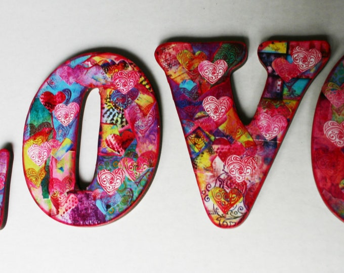 LOVE Wall Word Love Wall Word Wall Decor. Etsy