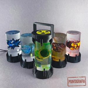 Artifact Container Lampe - STALKER inspiriertes LED-Licht - Cosplay, Gamer, veränderbare Farben, Resin Artefakt, USB, Swarovable, Chernobyl