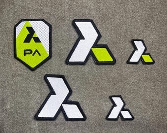 BF6 Pax Armata Patch Set Battlefield inspired - Embroidered Tactical Emblem, Iron-On or Hook-and-Loop, Gamer Gift Uniform