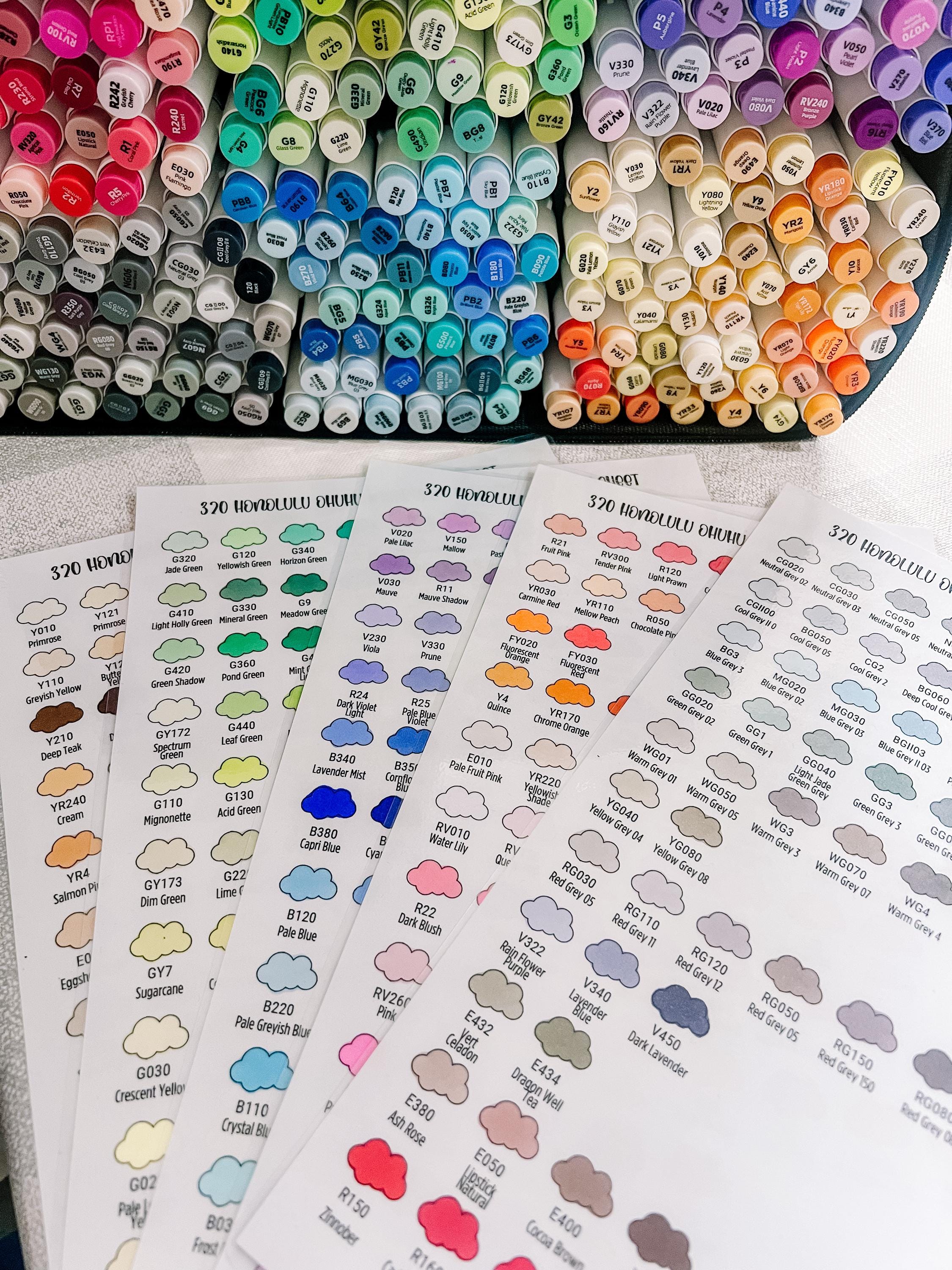 Ohuhu markers set - Etsy 日本