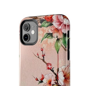 Chinese flowers-themed phone case