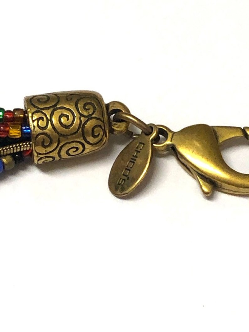 Chico/'s Vintage Multi Strand Space Celestial Necklace