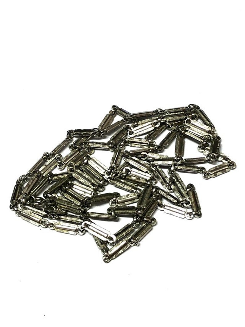 Vintage Vendome Silver Chain Link Necklace