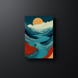 Framed Matte Paper Poster: Ready-to-Hang Pine Wood Frame