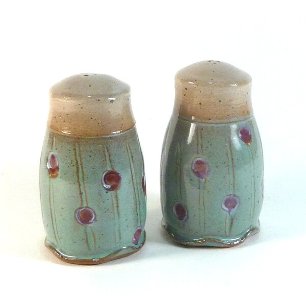 Pottery Salt and Pepper Set