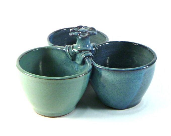 3 Part Condiment Bowl Set Etsy